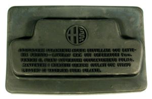 Battery cover, rubber, large size, 7 x 10.75. - 10030400L