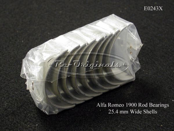 Bearings, rod, specify standard or which oversize desired.  Specify if 1887cc or 1975 cc motor - E0243X