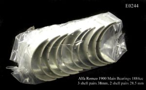 Bearings, main, specify standard or which oversize desired. - E0244X