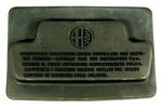 10043400L Battery cover, rubber, large size, 7 x 10.75.