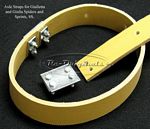 B0016X Axle straps, rear, original yellow canvas material.  One pair per car