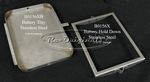B0156XB Battery tray in stainless steel.  Fits all Giulietta and most 105 cars.