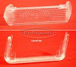 L0167XA Back up light lens, new manufacture, left side, goes on assembly that hangs down from bumper, clear