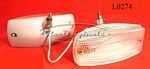 L0274 Backup light assembly, NOS, clear, concave, Carello.