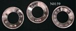 N0159 3 Gauge face set,1300 Veloce Tachometer, Speedometer, oil water gas, silk screen script in